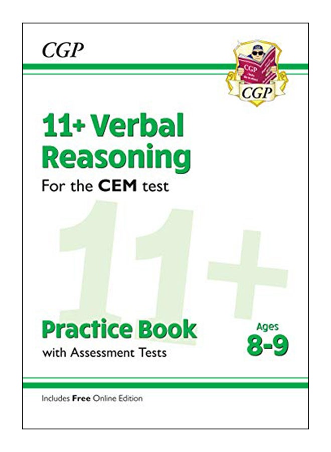 New 11+ Cem Verbal Reasoning Practice Book And Assessment Tests Paperback English by Cgp Books - 43479
