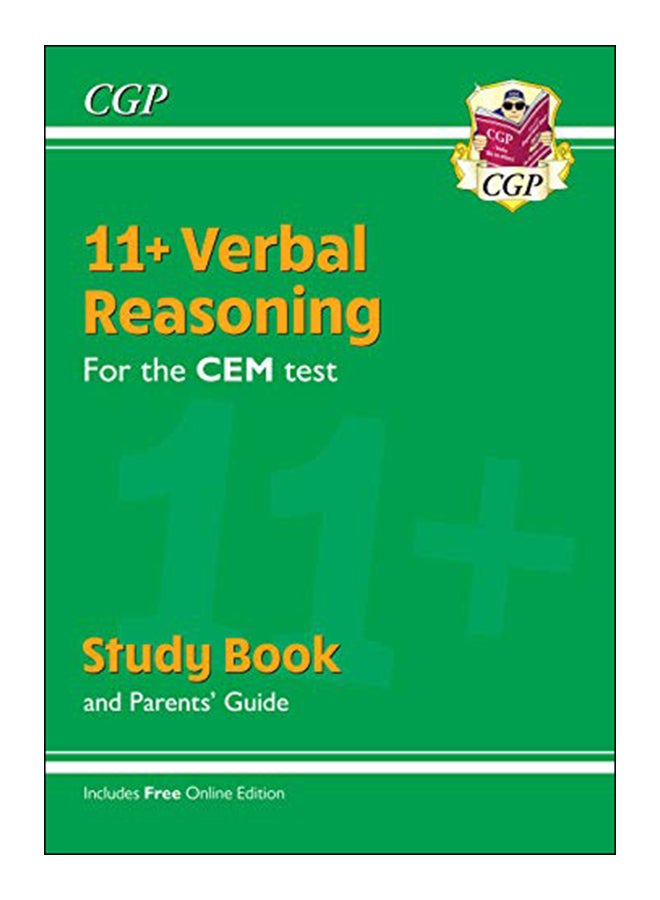 New 11+ Cem Verbal Reasoning Study Book Paperback English by Cgp Books - 43479 