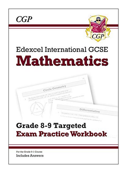 New Edexcel International GCSE Maths Grade 8-9 Targeted Exam Practice Workbook Paperback English by Cgp Books - 43469