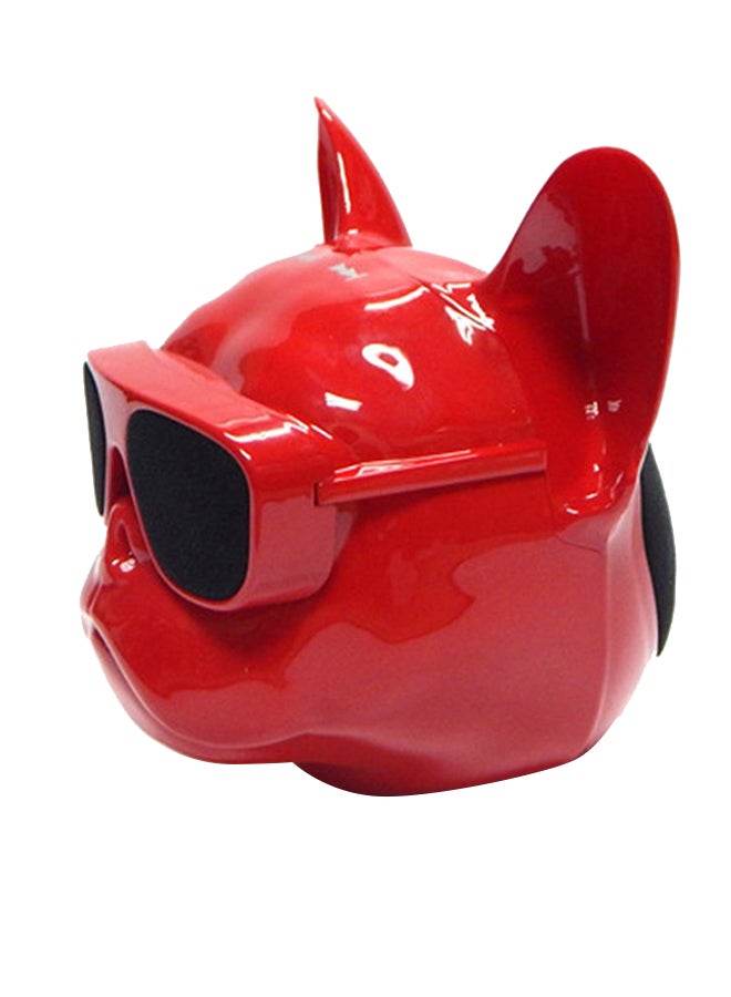Wireless Bulldog Speaker Red/Black - Image 1