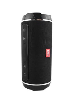 T&G Splash-Proof Portable Bluetooth Speaker Black  - Image 1