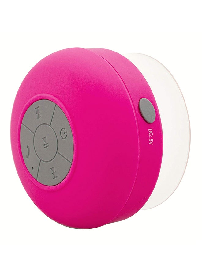 Mini Portable Waterproof Bluetooth 3.0 Speaker V4886 Pink - Image 1