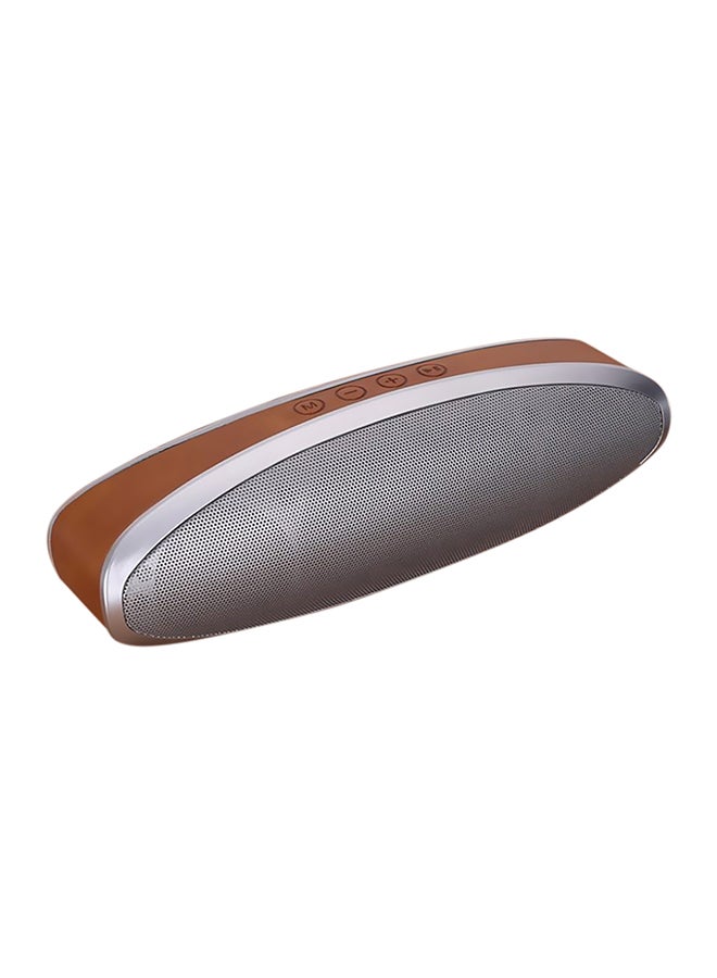 Portable Bluetooth Speaker V3600 Brown/Silver  - Image 1