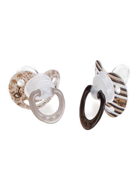 2-Piece Silicone Pacifier Set