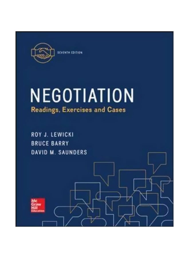 Negotiation, 7th Edition Paperback English by Roy Lewicki - 41989