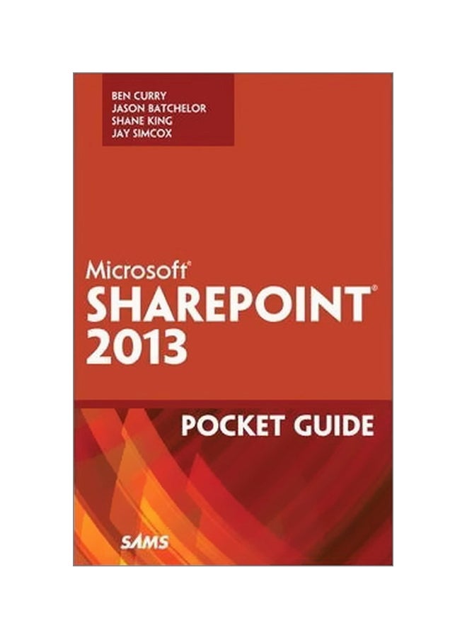 null - Microsoft Sharepoint 2013 Pocket Guide Paperback English by Ben Curry - 27 September 2013 - Image 1