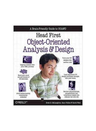 Head First Objects-Oriented Analysis And Design : The Best Introduction To Object Orientated Programming Paperback English by Brett D. McLaughlin - 1 December 2006 - v1562666003/N27561778A_1