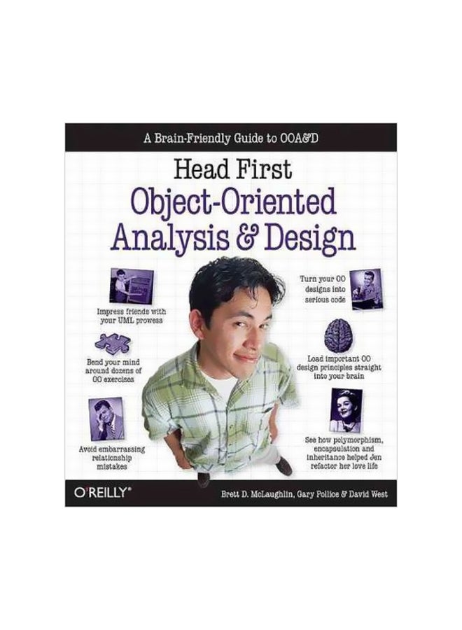 Head First Objects-Oriented Analysis And Design : The Best Introduction To Object Orientated Programming Paperback English by Brett D. McLaughlin - 1 December 2006