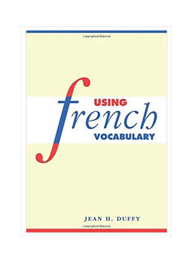 Using French Vocabulary Paperback English by Jean H. Duffy - 30 October 2015