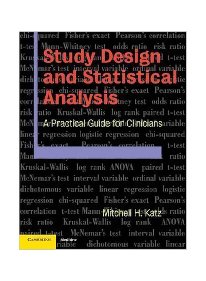 Study Design And Statistical Analysis Paperback English by Mitchell H. Katz - 12 April 2016 