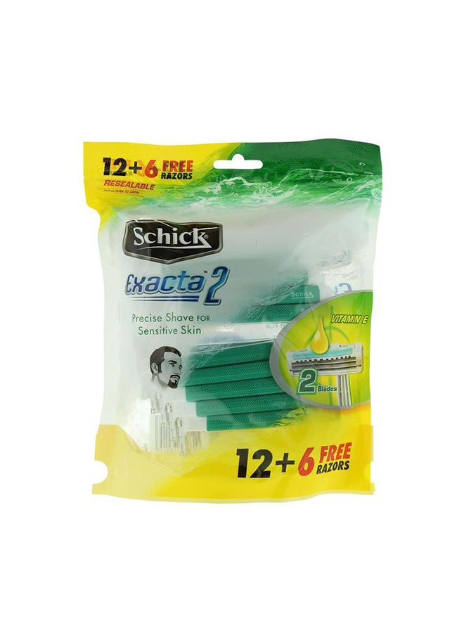 18 Piece Extract 2 Razors Green - v1562674709/N27234838A_1