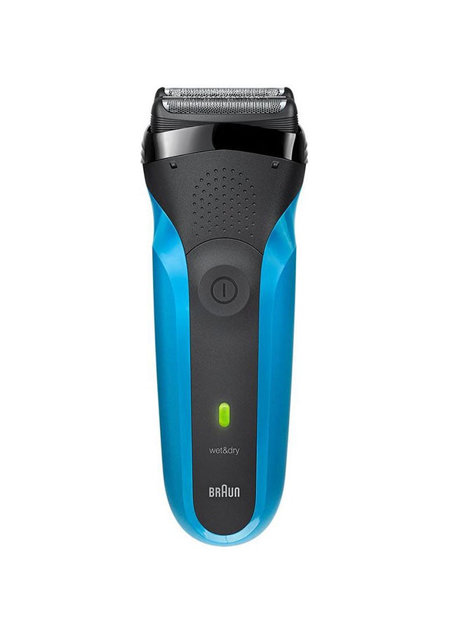 براون ماكينة حلاقة للاستعمال الجاف والرطب الأسود / الأزرق