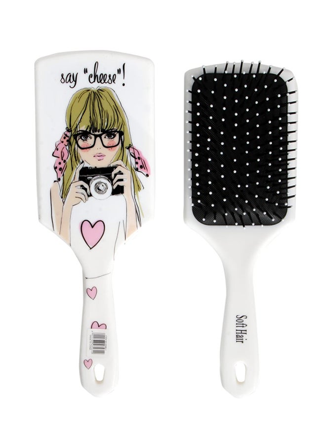 Soft Hair Hair Brush Multicolour 30cm 