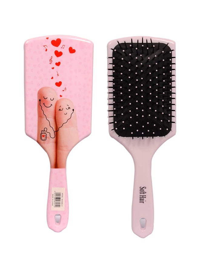 Soft Hair Hair Brush Pink 30cm 