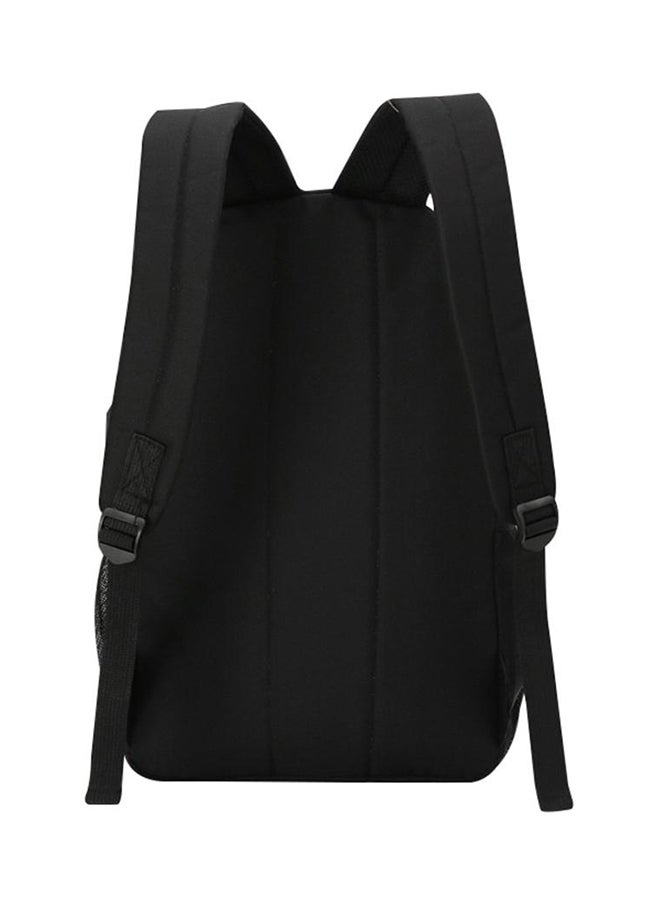 Multifunctional Waterproof Luminous School Backpack Black - Image 2