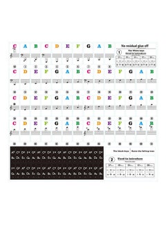Generic Electronic Keyboard Piano Sticker 
