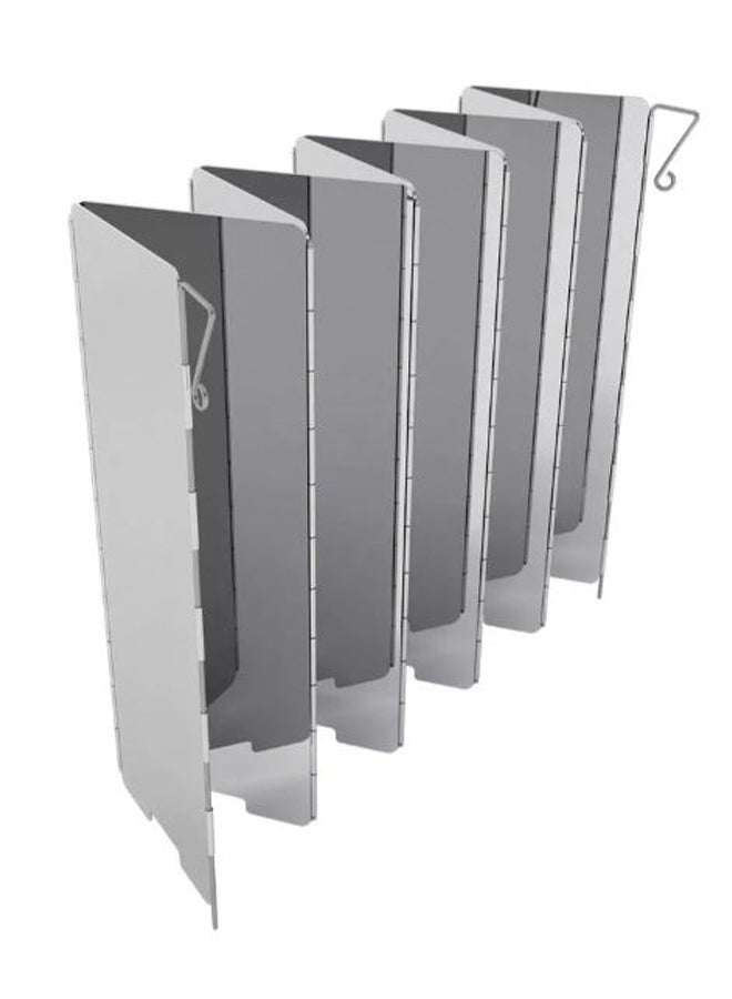 حاجز منع الرياح للموقد قابل للطي مكون من 10 ألواح - Image 1