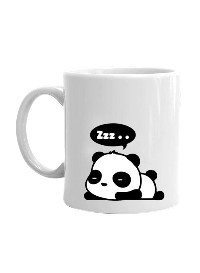 Panda Printed Coffee Mug White - Image 1