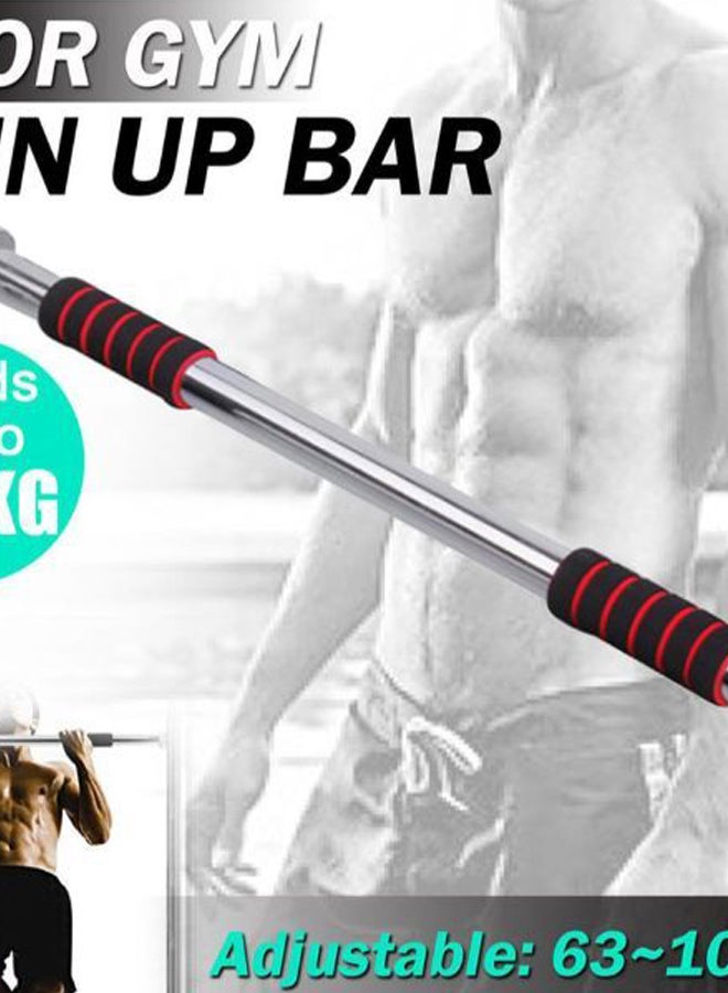Adjustable Length Fitness Chin Up Pull-Up Bar - Image 2