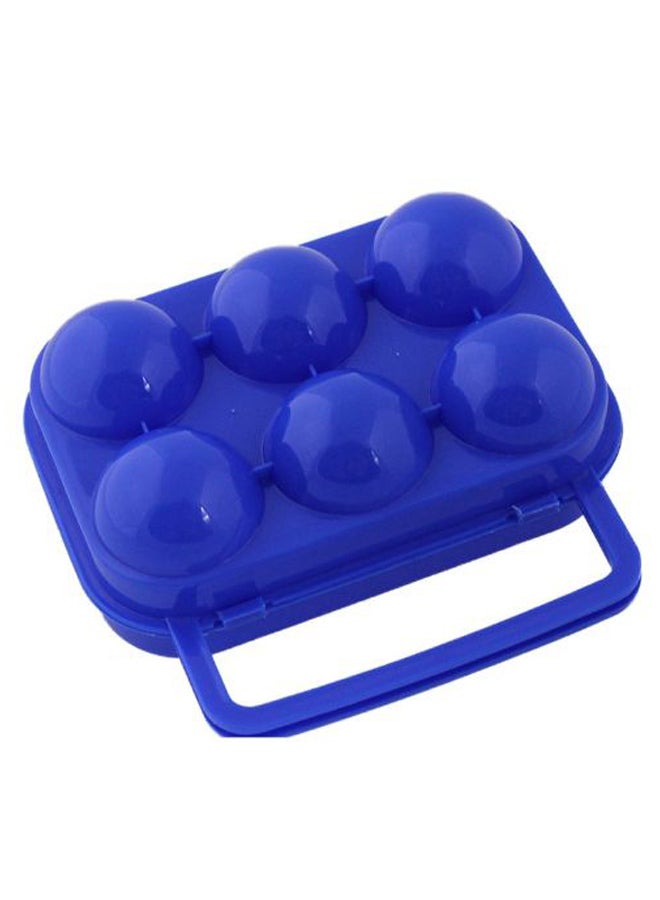 Generic 6-Grids Egg Storage Carrier Case Blue  - Image 1