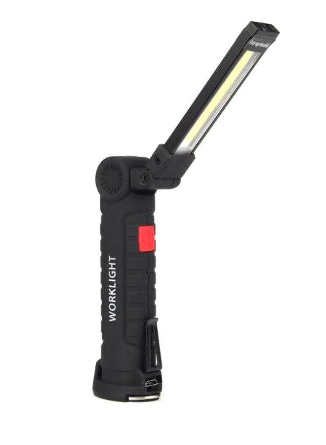 Multifunctional Foldable LED Flashlight Black L