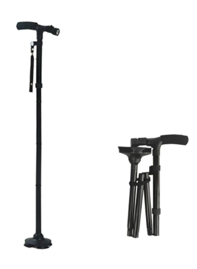 T-Handlebar Foldable Walking Stick With LED Light