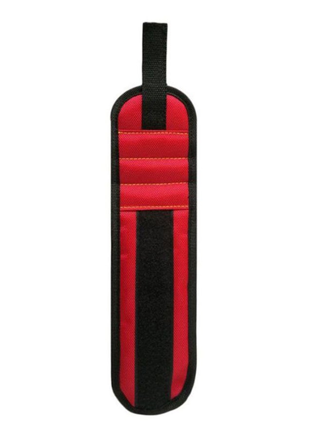 Generic Adjustable Magnetic Wristband Tool Organizer Black/Red  - Image 1