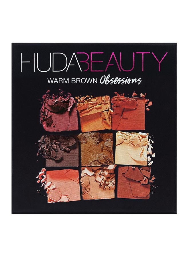 HUDA BEAUTY - Obsessions Eyeshadow Palette Warm Brown - Image 1