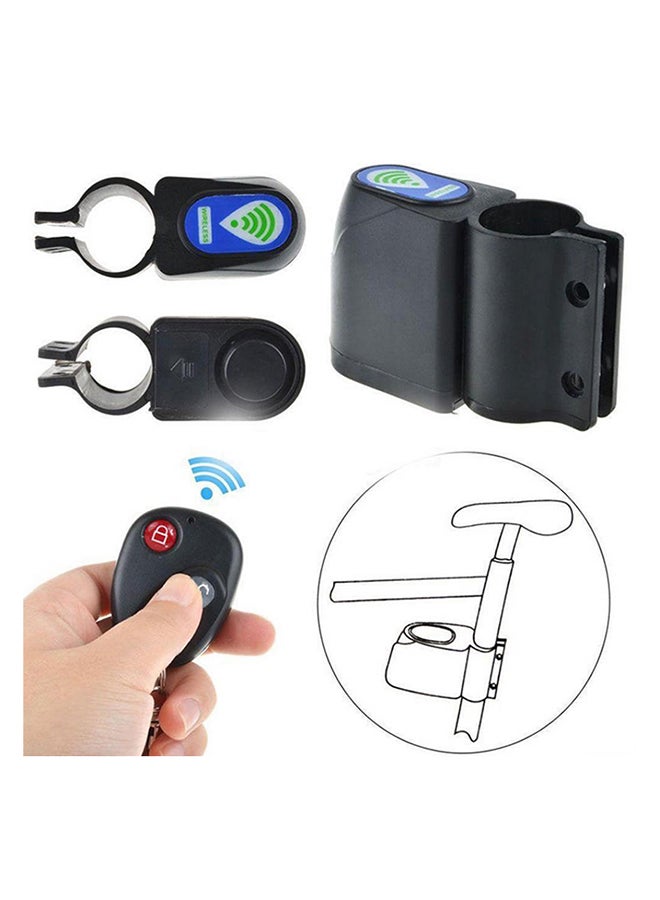 بلولانز قفل دراجة للحماية من السرقة مزود بجهاز تحكم عن بُعد وجهاز إنذار بالاهتزاز 9.8 x 3.7 x 6سم - Image 5