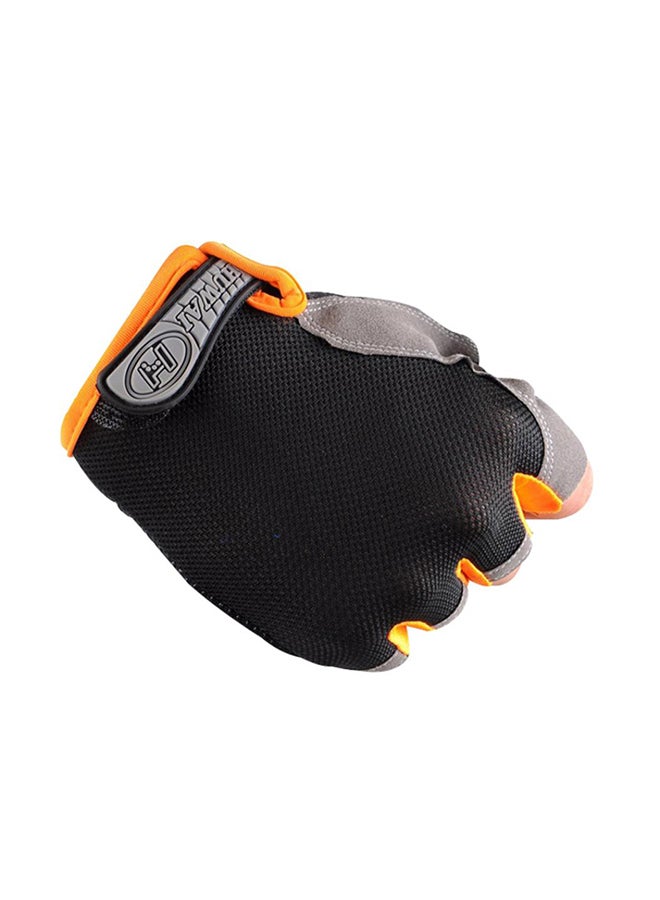 Bluelans Breathable Anti-Skid Half Finger Gloves L 