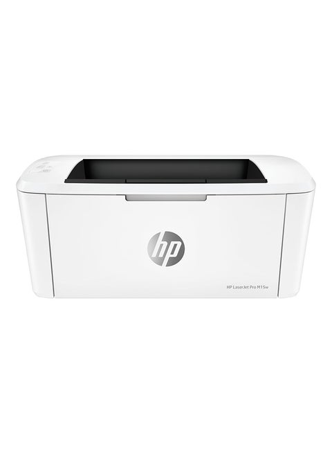 LaserJet Pro M15w Laser Printer With Print Function,W2G51A White