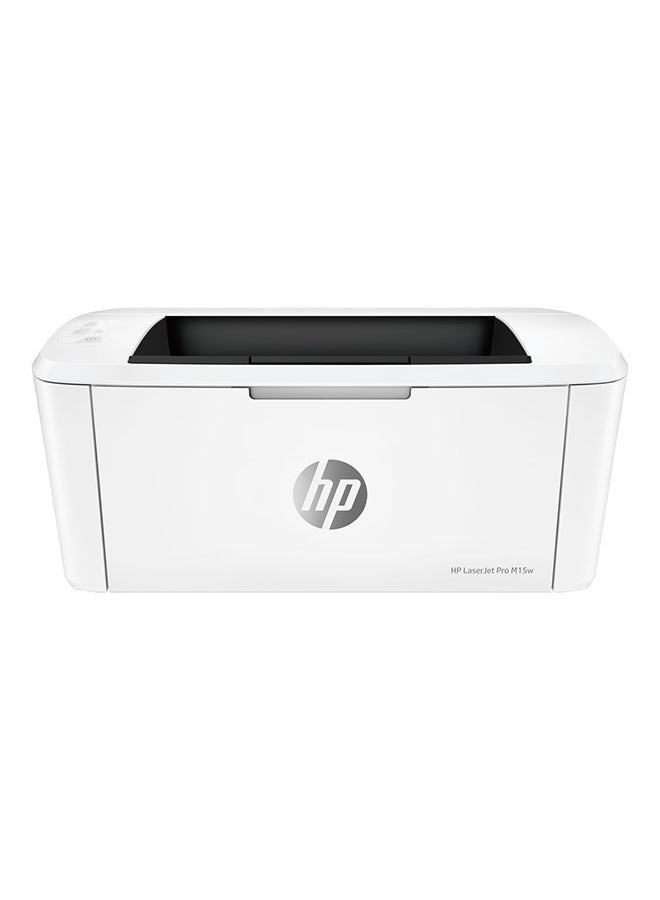 HP - LaserJet Pro M15w Laser Printer With Print Function,W2G51A White - Image 1