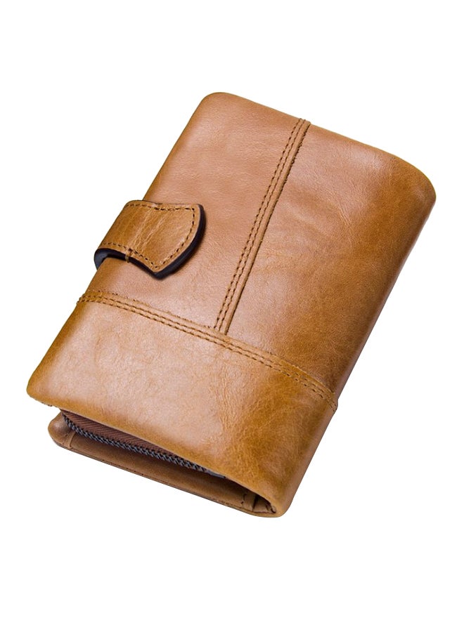 CONTACTS Leather Bifold Wallet Brown  - Image 2