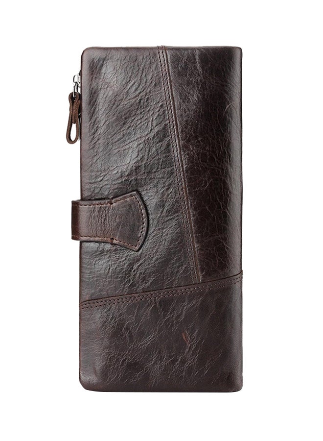 CONTACTS - Leather Bifold Wallet Brown - Image 1