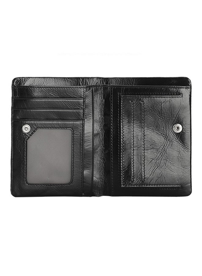 CONTACTS Leather Bifold Wallet Black - Image 3