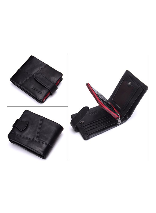 CONTACTS - Leather Bifold Wallet Black - Image 1