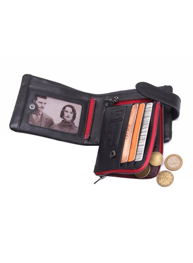 CONTACTS - Leather Bifold Wallet Black - Image 1