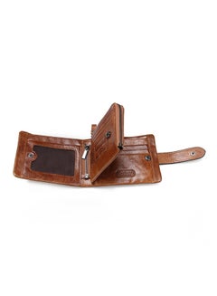 CONTACTS Leather Bifold Wallet Brown  - Image 3