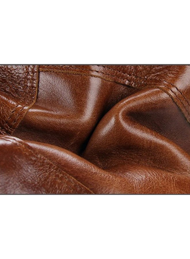 CONTACTS Leather Bifold Wallet Brown  - Image 4