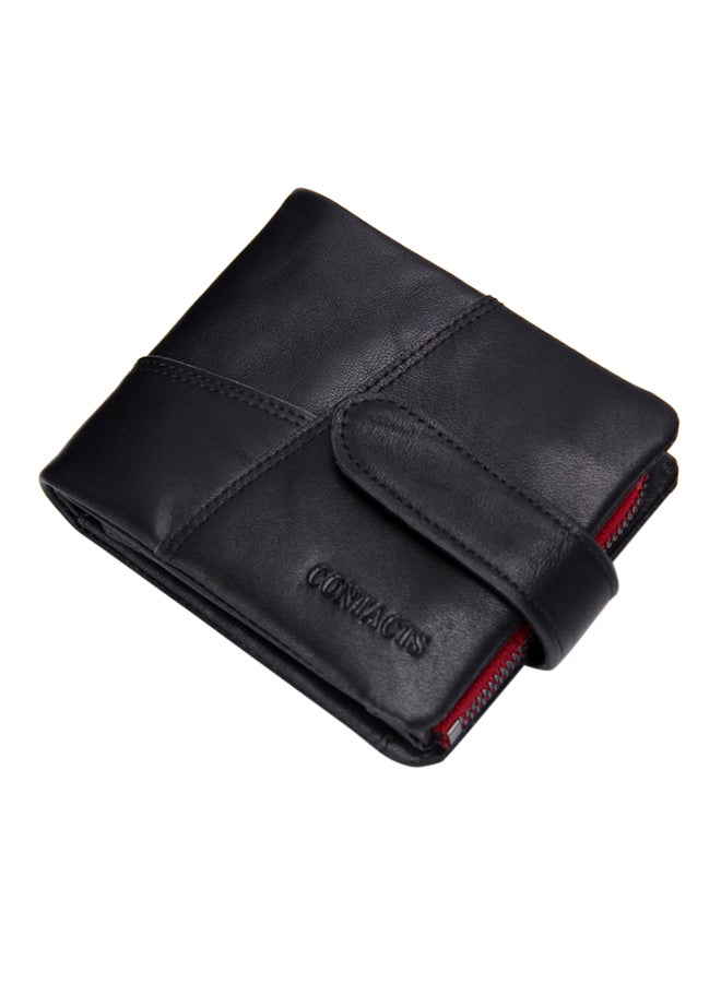 CONTACTS - Leather Bifold Wallet Black - Image 1