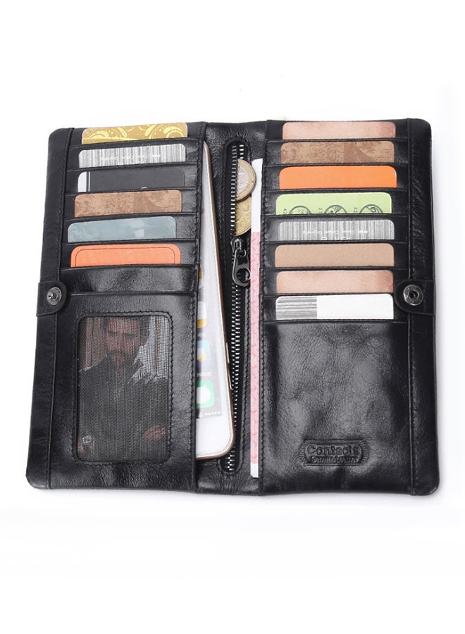CONTACTS Leather Wallet Black - Image 3