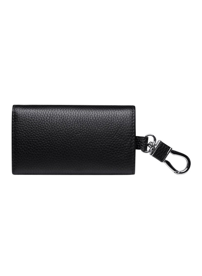 LAORENTOU - Leather Key Case Bag Black - Image 1