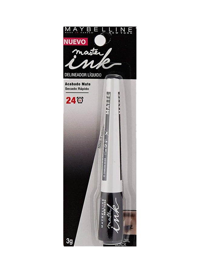 MAYBELLINE NEW YORK - Master Ink Matte Eyeliner 10 Charcoal Black - Image 1
