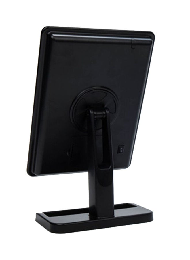 مرآة ماكياج مع 20 ضوء LED أسود - Image 2