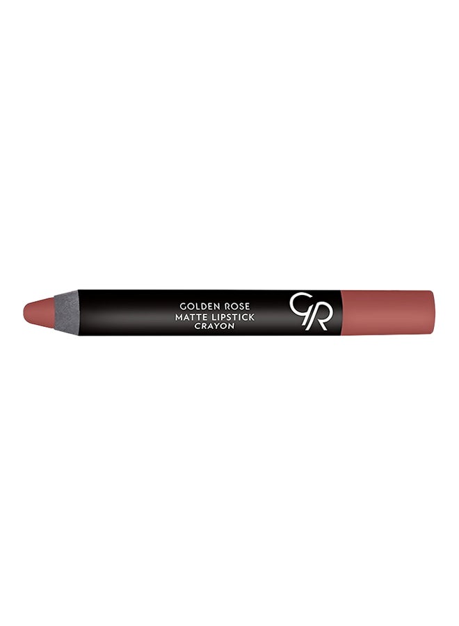 Golden Rose - Matte Lipstick Crayon 21 Brown - Image 1
