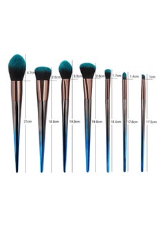 MAANGE 7 Piece Make Up Brush Set Multicolor  - Image 4