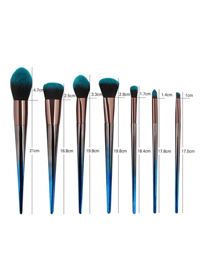 MAANGE - 7 Piece Make Up Brush Set Multicolor - Image 1