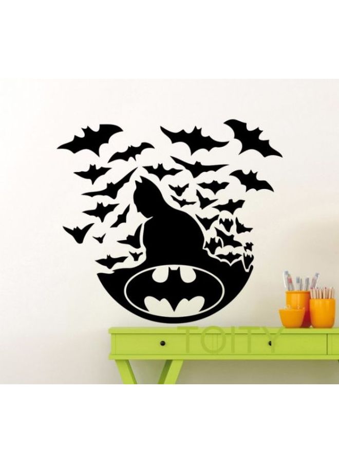 BBOriginalDesigns Batman Poster Wall Stickers Black 90x60cm