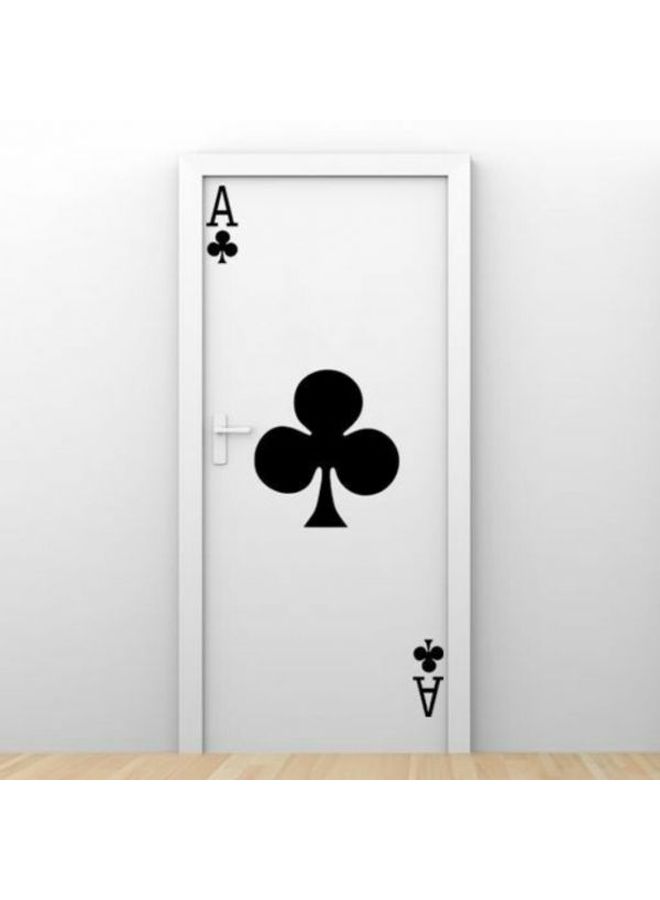 BBOriginalDesigns Ace Wall Sticker Black 50x78cm