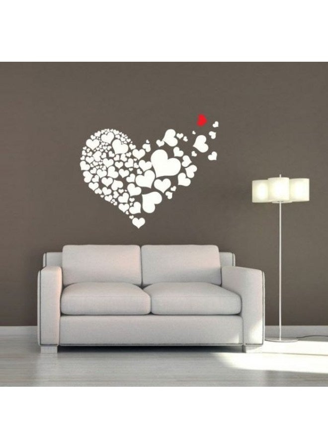 BBOriginalDesigns Love Wall Sticker Black/Red 80x120cm